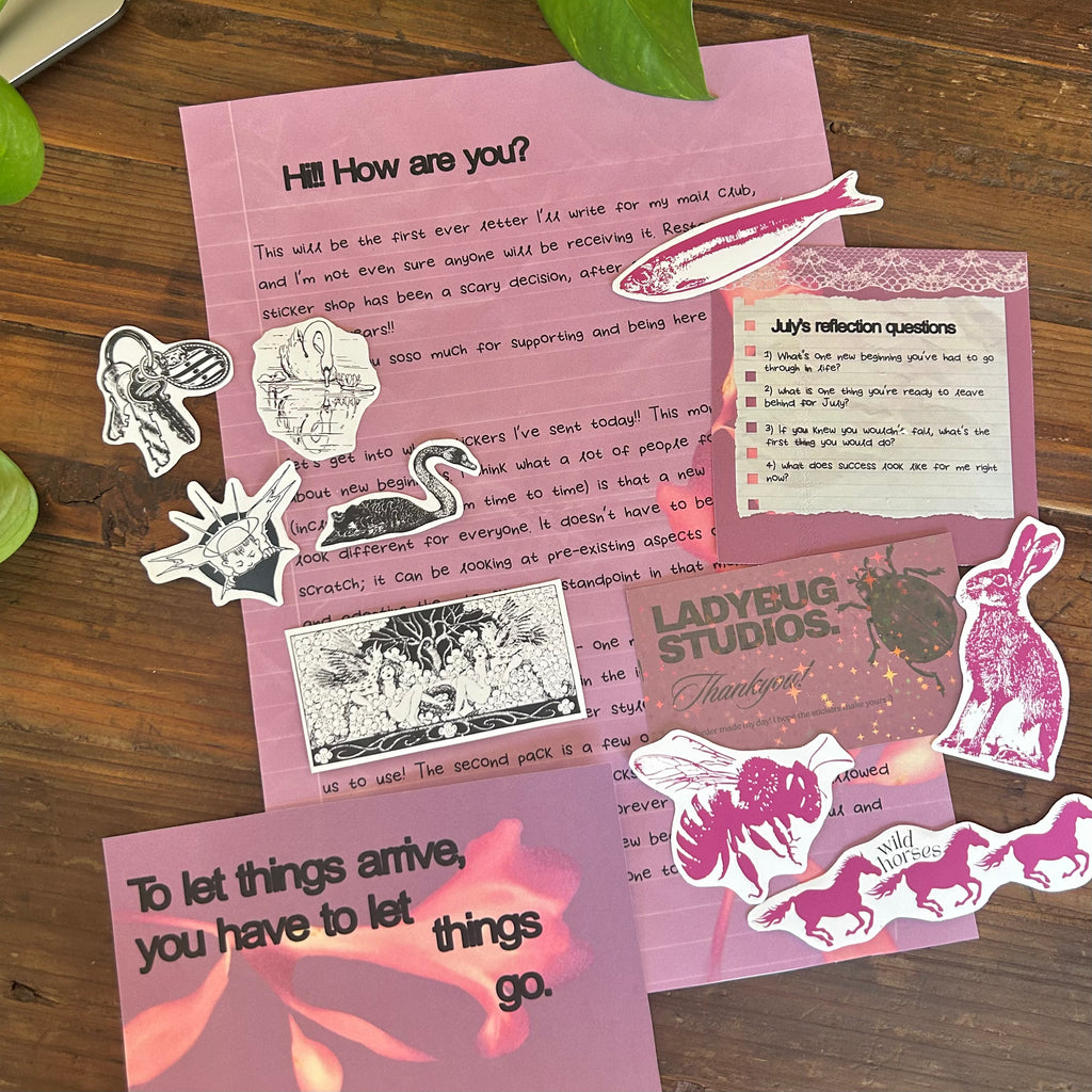 SNAIL MAIL STICKER CLUB - JULY EDITION