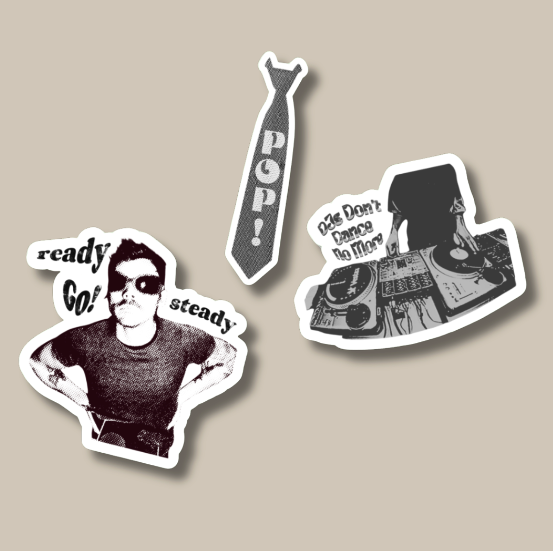 Disco Music Man Sticker Pack