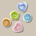 Buttons Crafty Sticker Pack