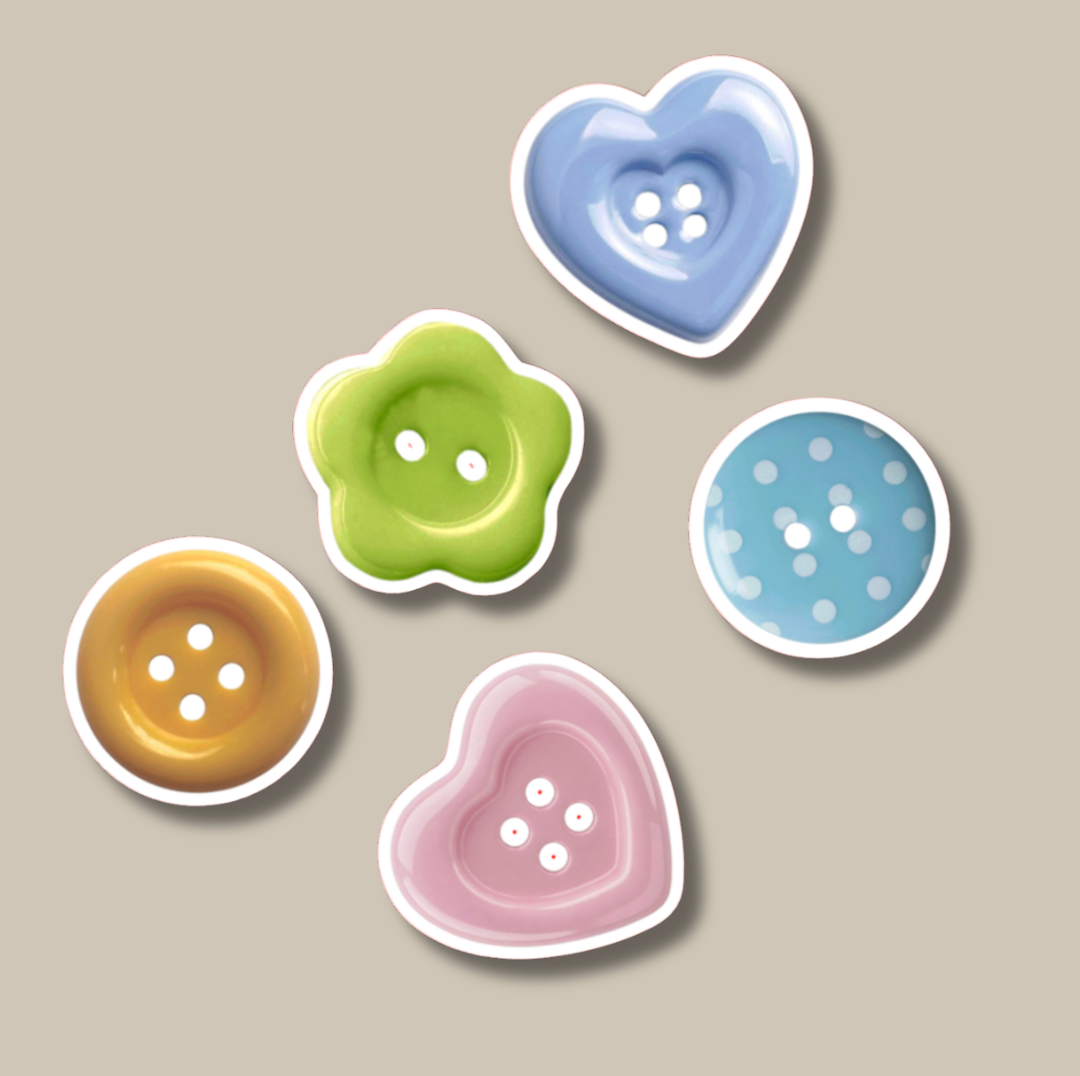 Buttons Crafty Sticker Pack