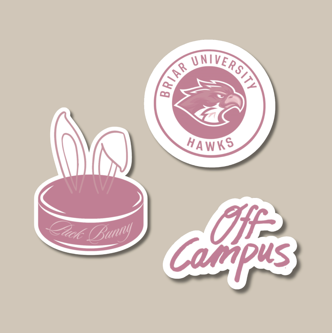 Campus Hockey Romance Sticker Pack