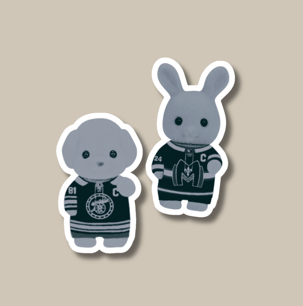 Heated Hockey Rivalry Critters Sticker Pack